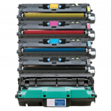 HP 2550 Laser Toner Cartridge Set / DRUM UNIT Black Cyan Yellow Magenta High Yield