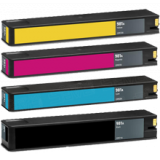 HP 981A Laser Toner Cartridge Set Black Cyan Magenta Yellow