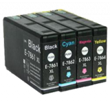 EPSON T786XL High Yield INK / INKJET Cartridge Set Black Cyan Magenta Yellow