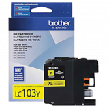 ~Brand New Original BROTHER LC103Y INK / INKJET Cartridge Yellow High Yield