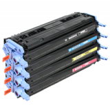 HP 2600 Laser Toner Cartridge Set Black Cyan Yellow Magenta