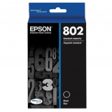 ~Brand New Original EPSON T802XL120 INK / INKJET Cartridge Black High Yield