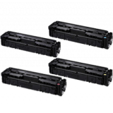 CANON 054 HIGH YIELD LASER TONER CARTRIDGE SET BLACK CYAN YELLOW MAGENTA