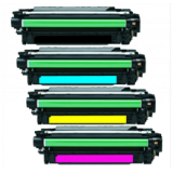 HP CP5525 Laser Toner Cartridge Set Black Cyan Yellow Magenta